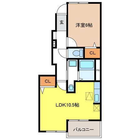 ラフィネⅡの物件間取画像